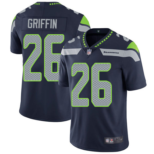 Seattle Seahawks Limited Navy Blue Men Shaquill Griffin Home Jersey NFL Football #26 Vapor Untouchable->seattle seahawks->NFL Jersey